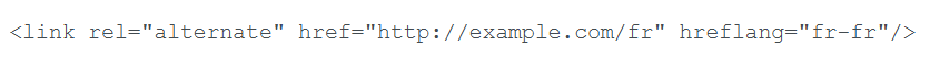 hreflang implemention