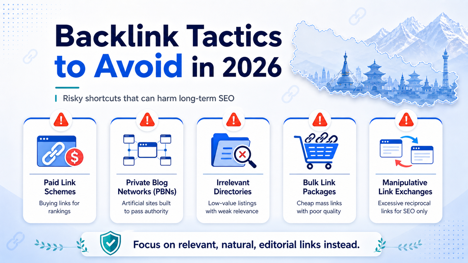 Backlink tactics to avoid in 2026 for safe SEO