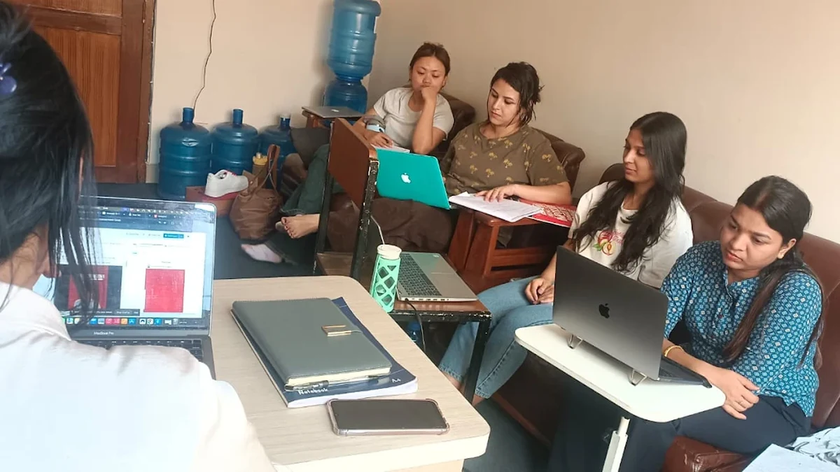 Digital Raghu offline SEO training classroom session in Kathmandu